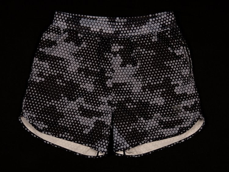 MEN'S | STEALTH SHORT : BLACK + GREY HEXAGON
