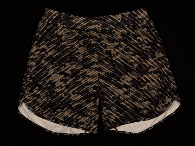 MEN'S | STEALTH SHORT : BLACK + OLIVE HEXAGON