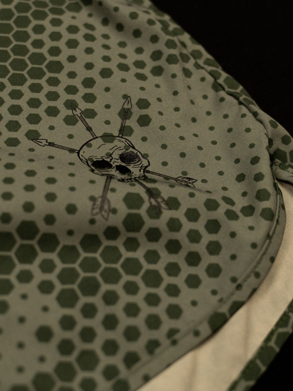 MEN'S | STEALTH SHORT : GREEN HEXAGON