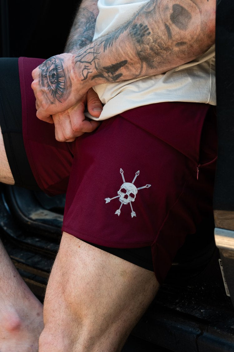 MEN'S | STEALTH SHORT : MAROON