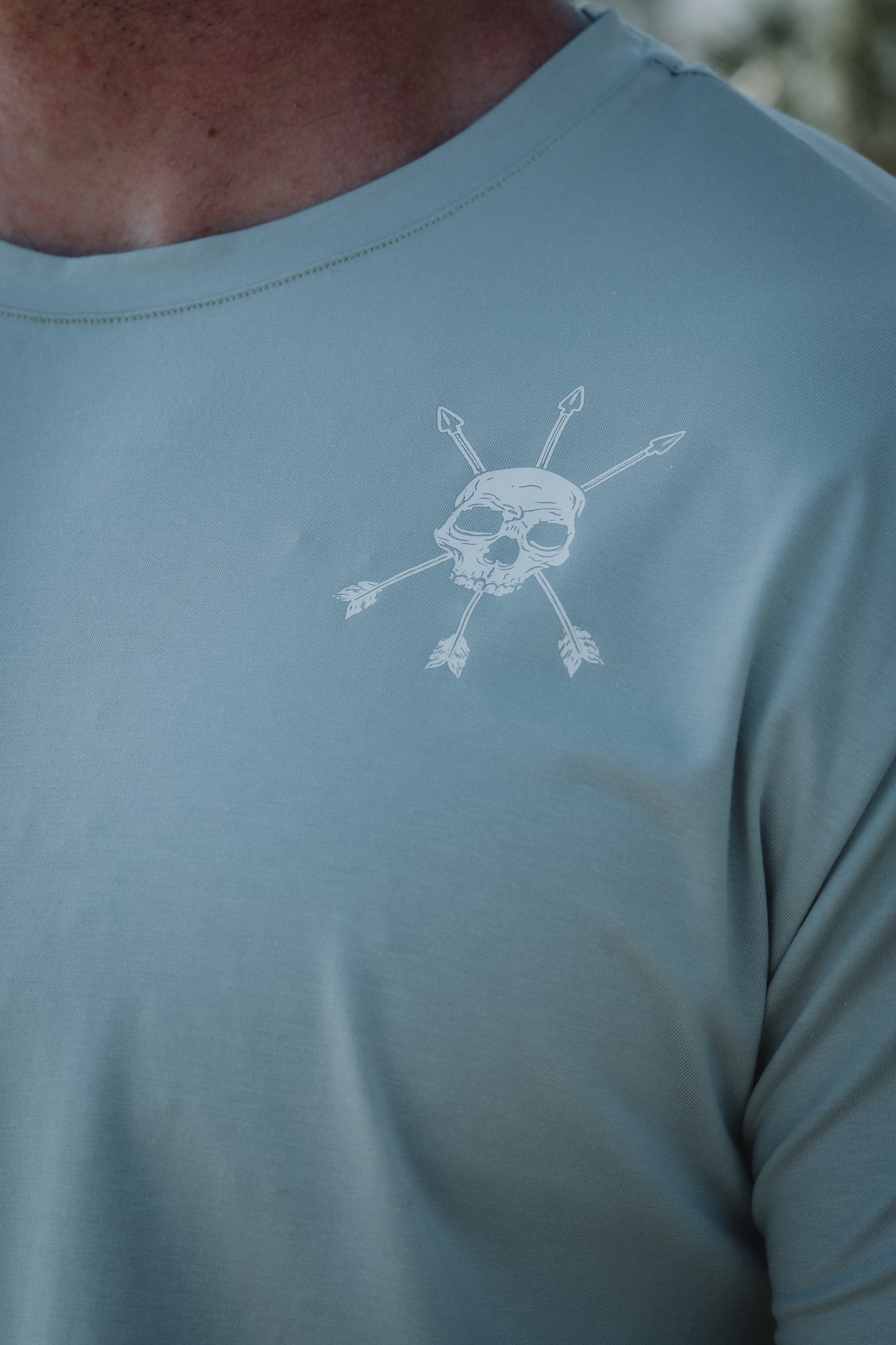 MEN'S | RAIDER TEE : BABY BLUE