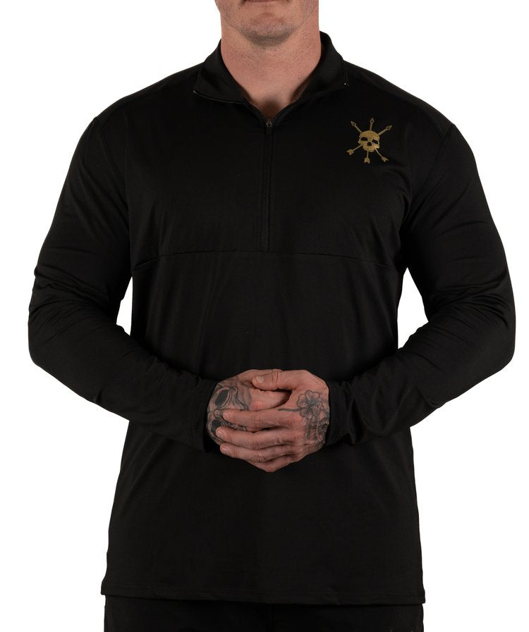MEN'S | QUARTER-ZIP : BLACK