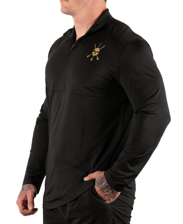 MEN'S | QUARTER-ZIP : BLACK