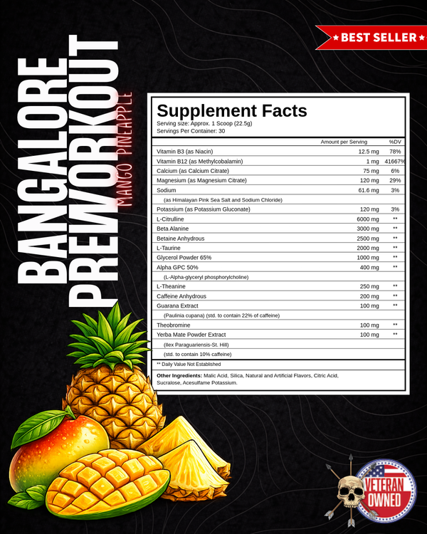 BANGALORE | PRE WORKOUT