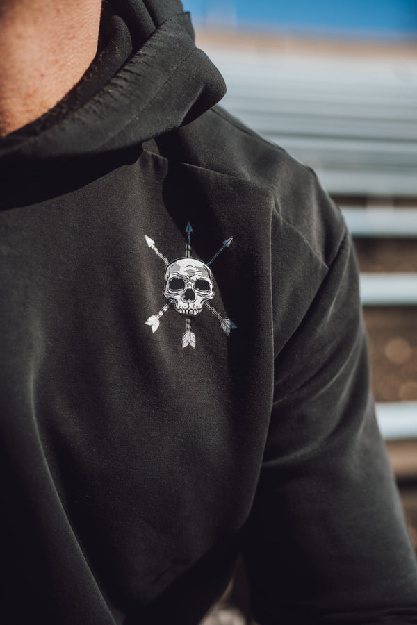 MEN'S | BASE LAYER HOODIE : BLACK