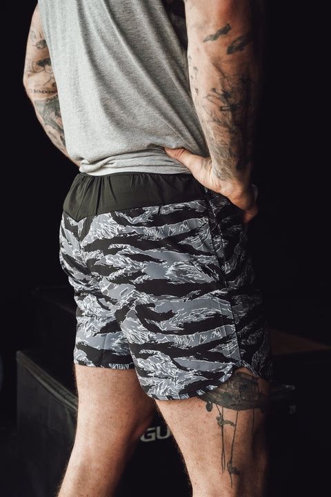 MEN'S | STEALTH SHORT : BLACK TIGER STRIPE