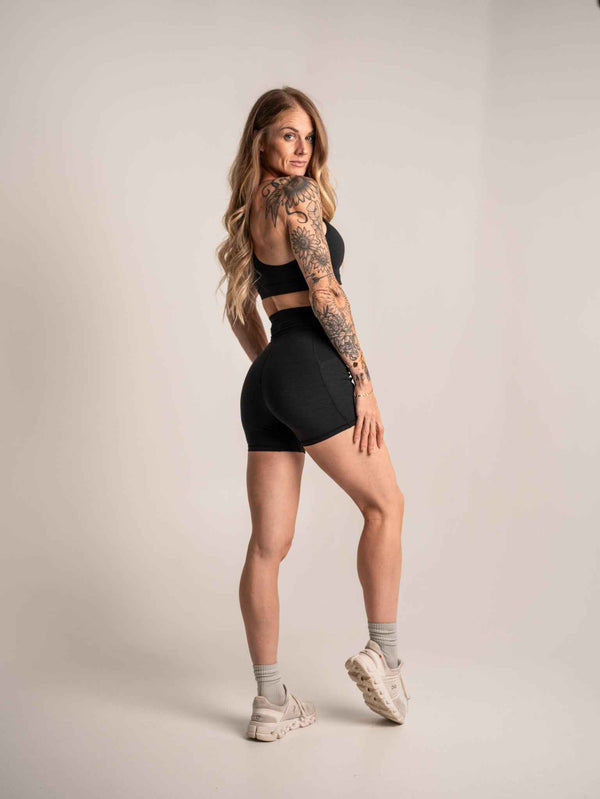 WOMEN'S | DEBUT SPORTS BRA : BLACK