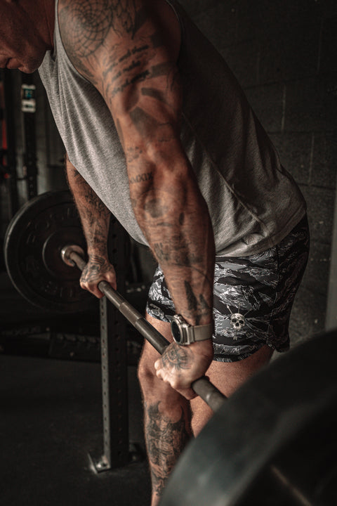 MEN'S | STEALTH SHORT : BLACK TIGER STRIPE