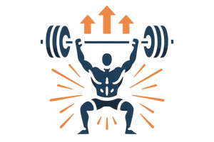 Lift Heavier and Train Harder Icon - Detailed Version