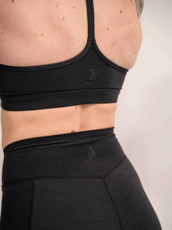 WOMEN'S | DEBUT SPORTS BRA : BLACK
