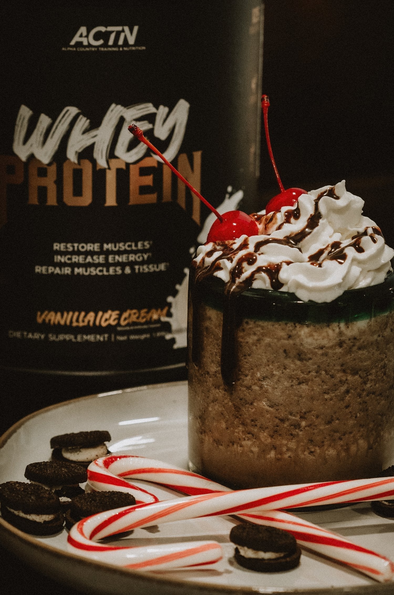 Protein Peppermint Chip Milkshake Alpha Country
