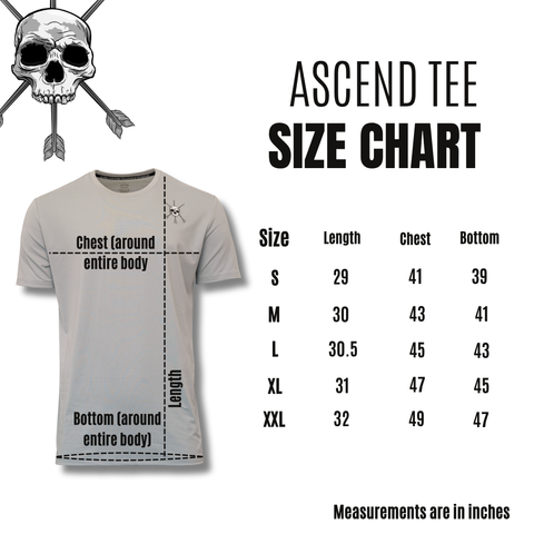 MEN'S | ASCEND TEE : LIGHT GREY