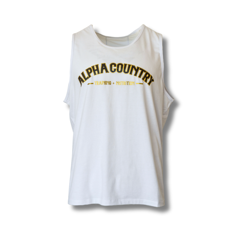 MEN'S | TRACER TANK : WHITE