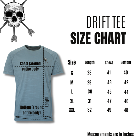 MEN'S | DRIFT TEE : IRON BLUE