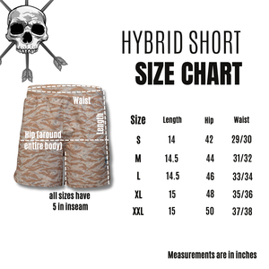 MEN'S | HYBRID SHORT : DESERT TIGER - Alpha Country Training + Nutrition