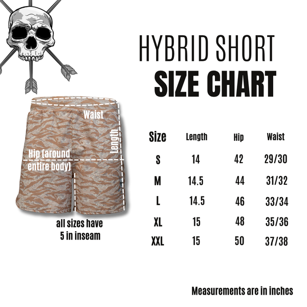 MEN'S | HYBRID SHORT : DESERT TIGER