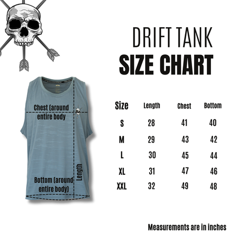 MEN'S | DRIFT TANK : IRON BLUE