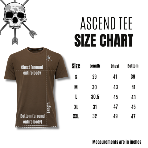 MEN'S | ASCEND TEE : EARTH BROWN