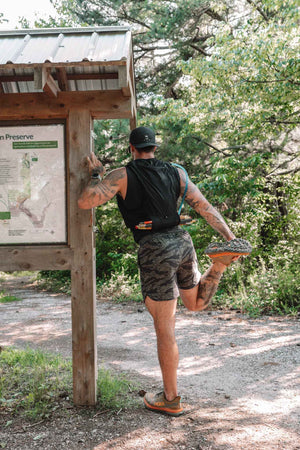 MEN'S | HYBRID SHORT : DEEP FOREST