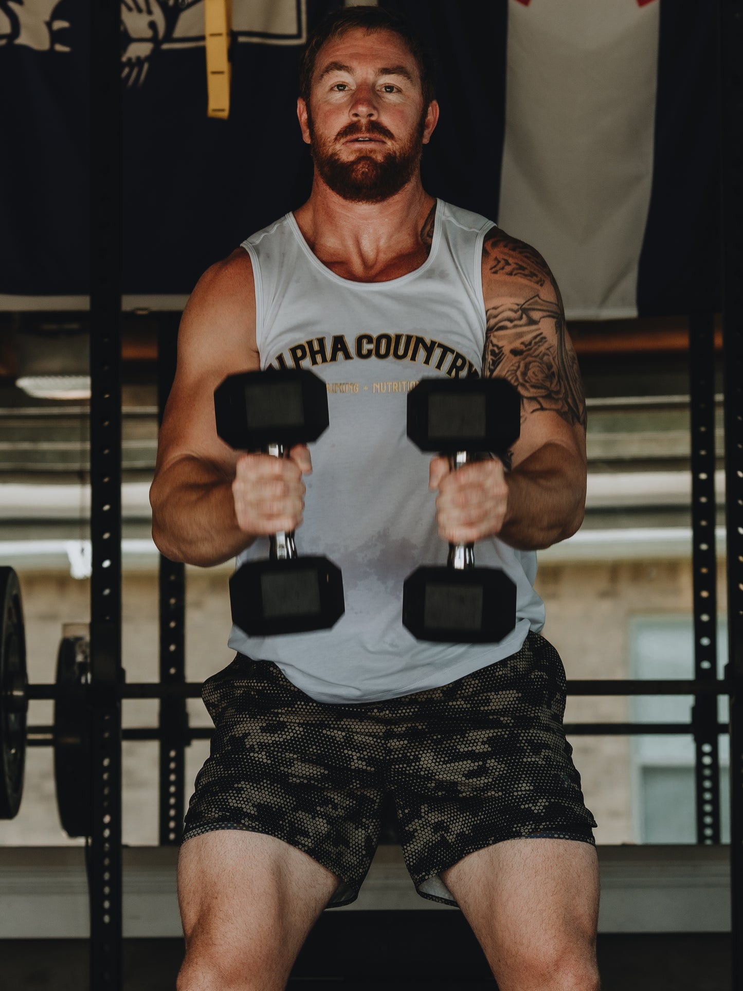 MEN'S | TRACER TANK : WHITE
