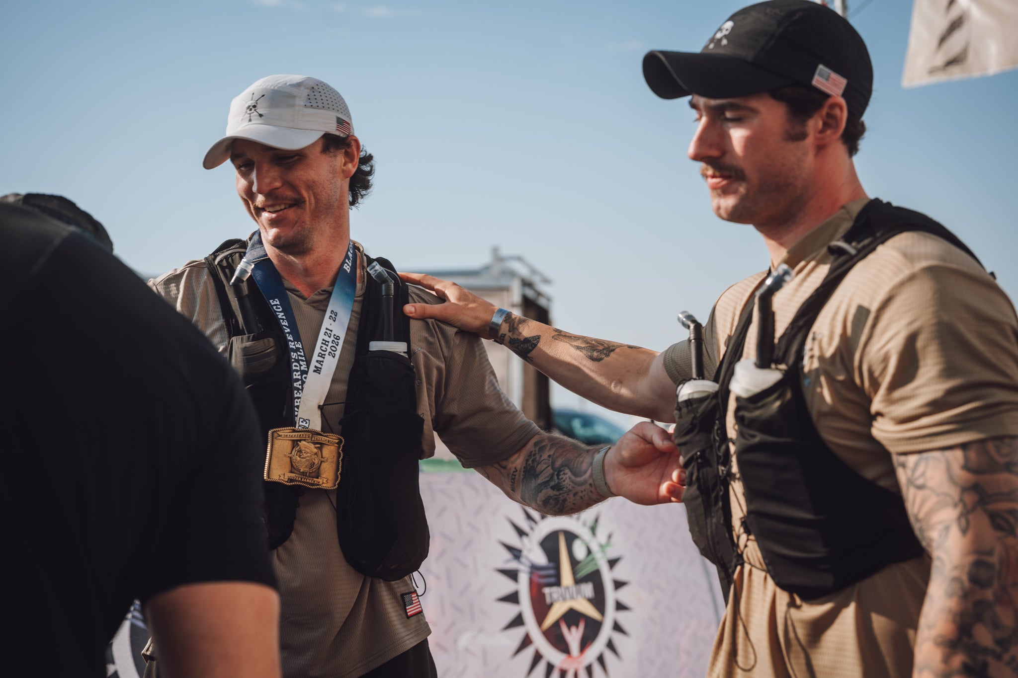 Buckle earned at the finish