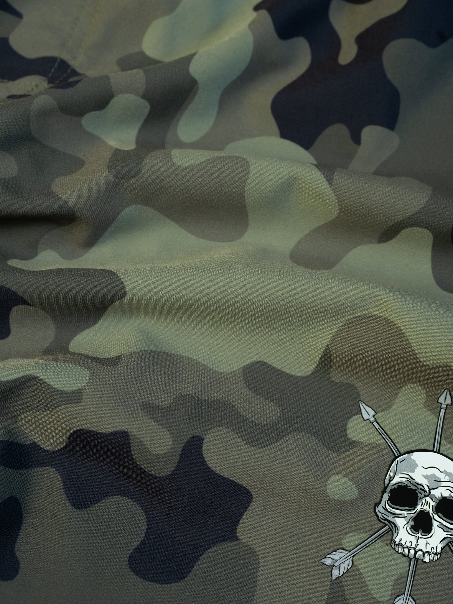 Evergreen camo fabric