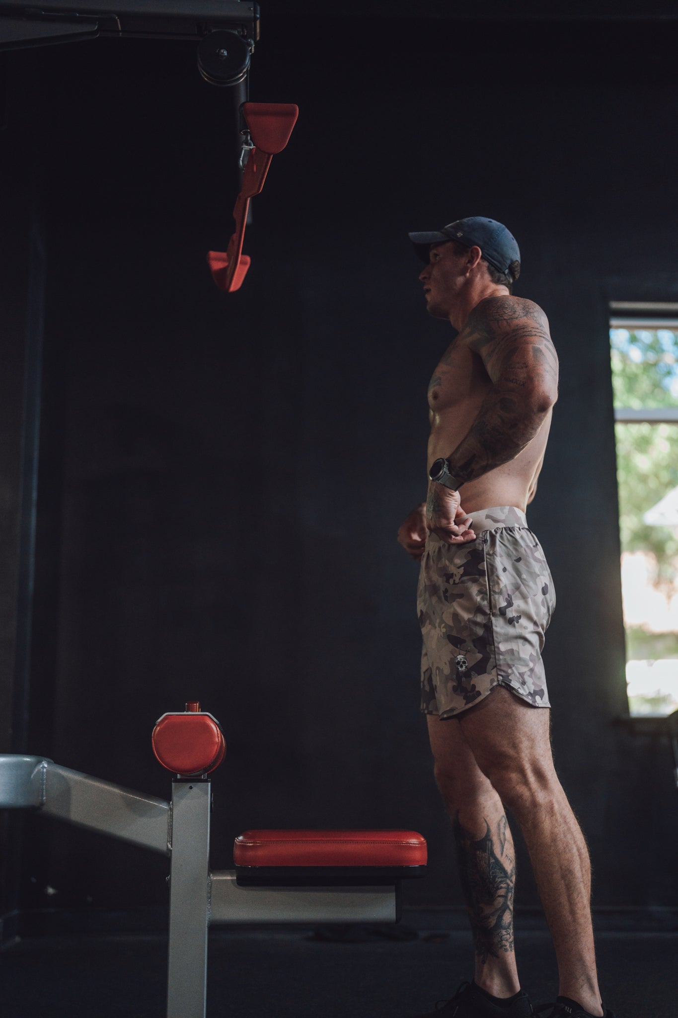Hybrid Short in the gym