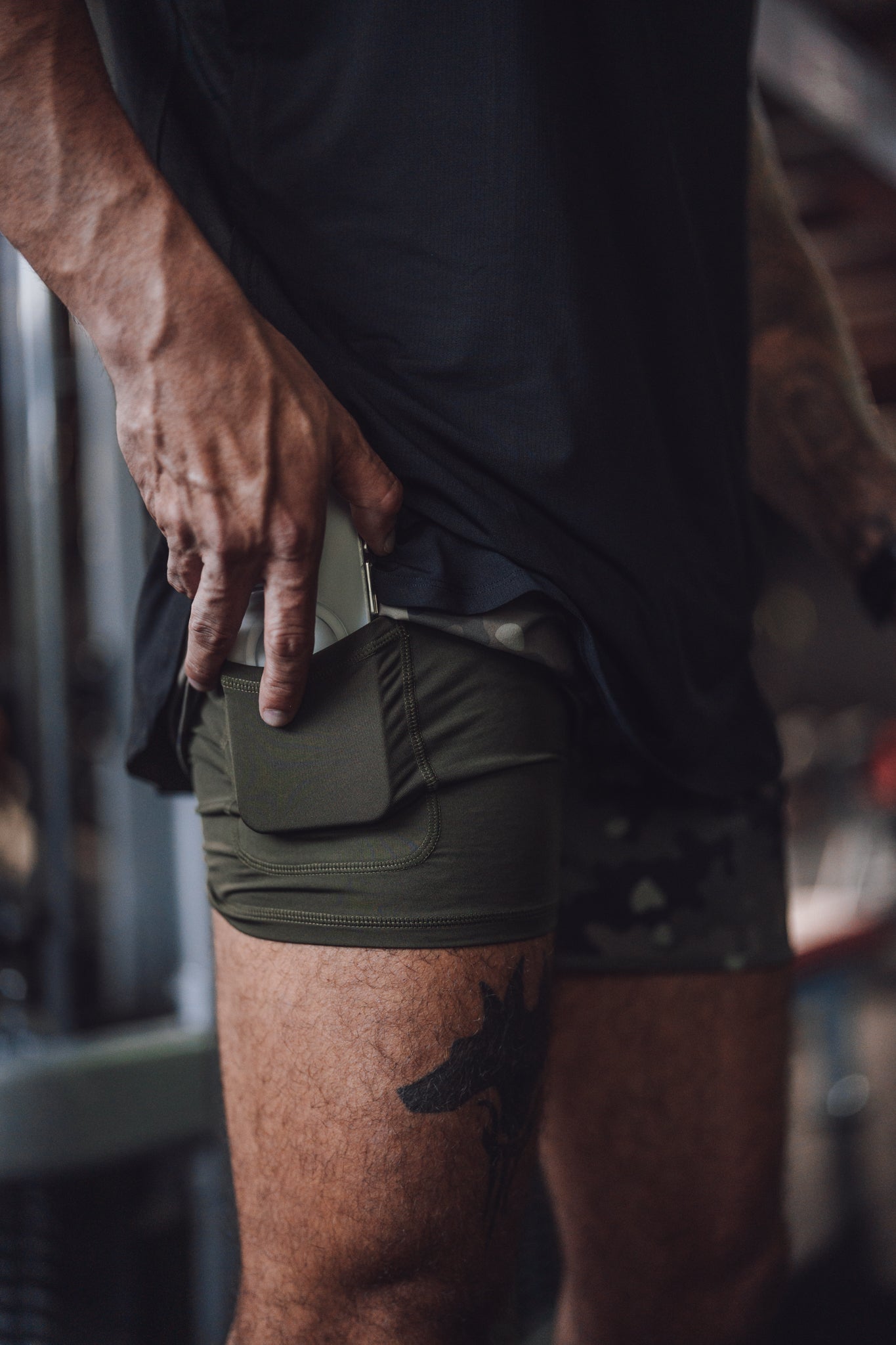 Phone pocket in the liner