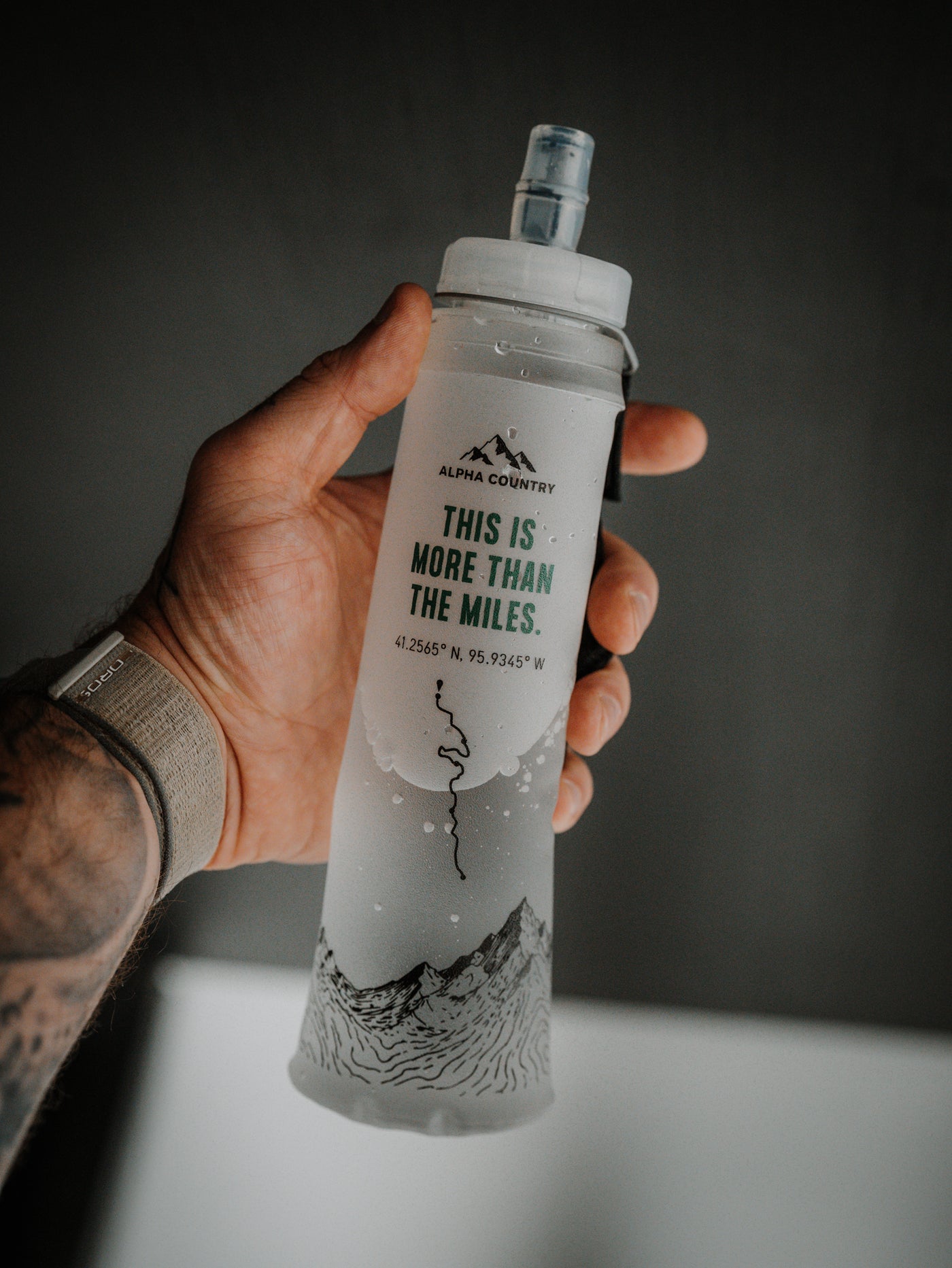 PEAK Flask in use