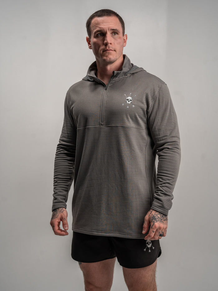 WAFFLE HOODIE Gunmetal Gray