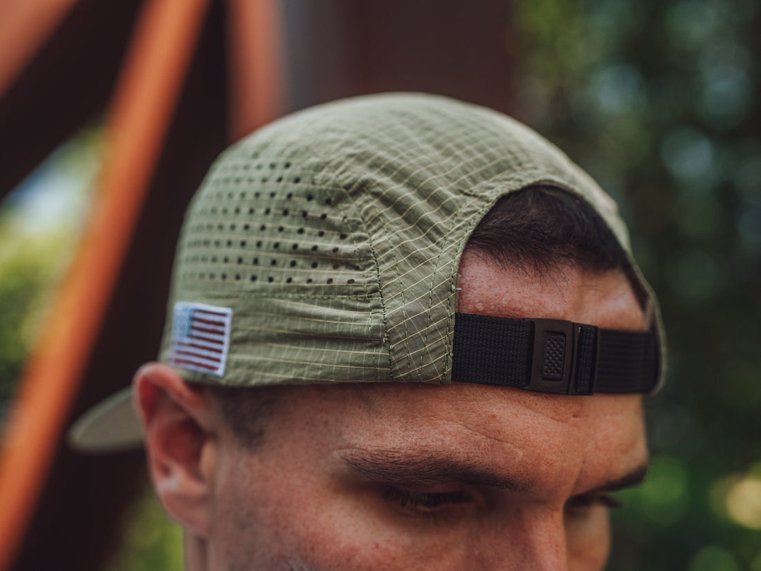DISTANCE CAP OLIVE RIPSTOP