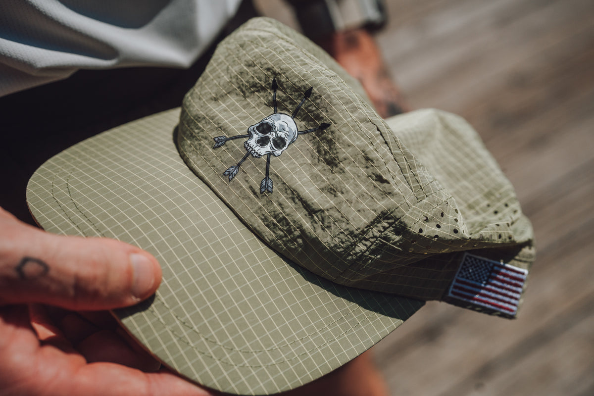 DISTANCE CAP OLIVE RIPSTOP