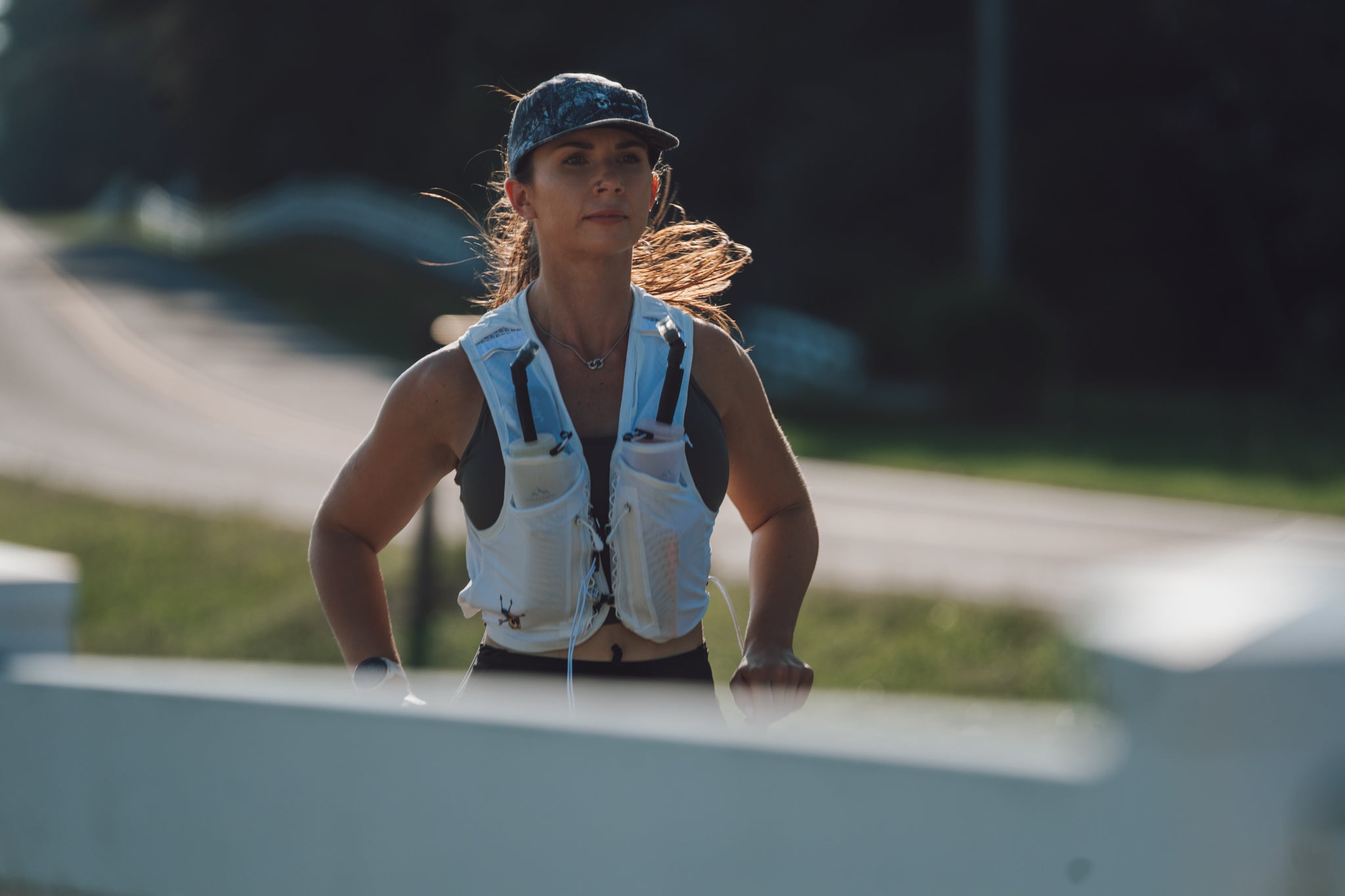 Running in the Ridgeline Vest