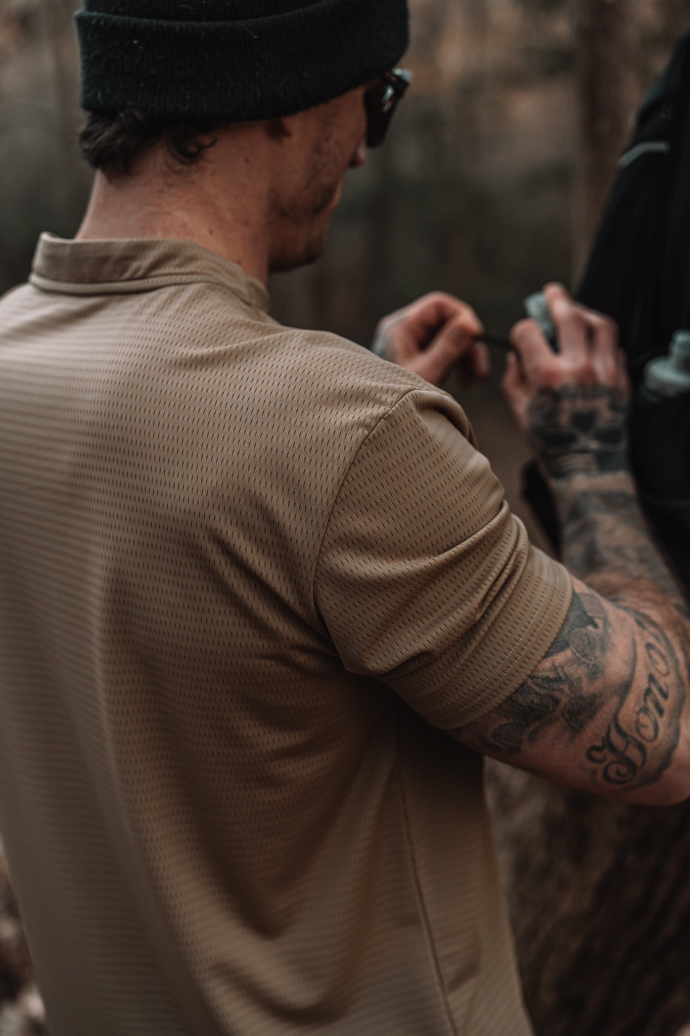 The mesh across the shoulder of the Ultra X Tee