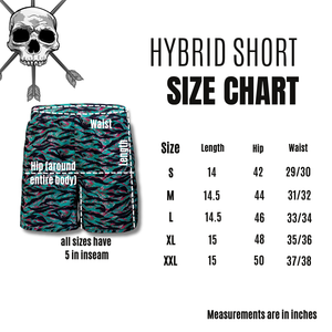 MEN'S | HYBRID SHORT : MIAMI VIBEZ - Alpha Country Training + Nutrition