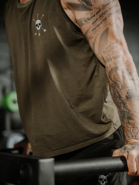 MEN'S | RAPID PERFORMANCE TANK : MILITARY OLIVE