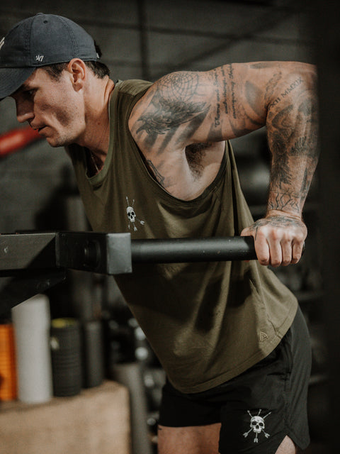 MEN'S | RAPID PERFORMANCE TANK : MILITARY OLIVE