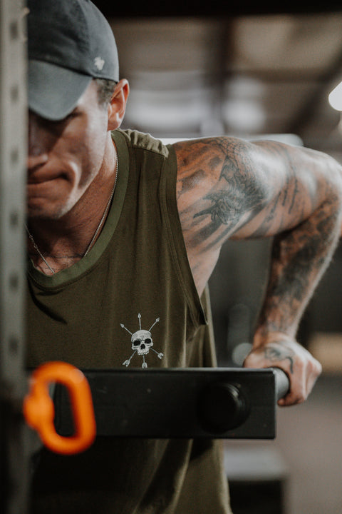 MEN'S | RAPID PERFORMANCE TANK : MILITARY OLIVE