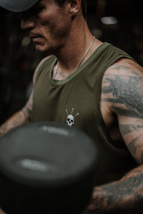 MEN'S | RAPID PERFORMANCE TANK : MILITARY OLIVE