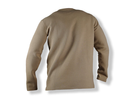 MEN'S | WAFFLE TOP : TAN