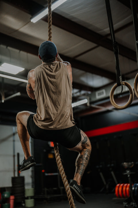 MEN'S | RAPID PERFORMANCE TANK : TOBACCO BROWN