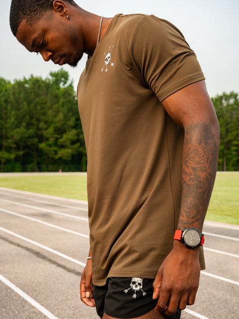 MEN'S | ASCEND TEE : EARTH BROWN