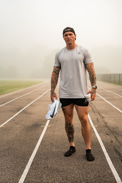 MEN'S | ASCEND TEE : LIGHT GREY