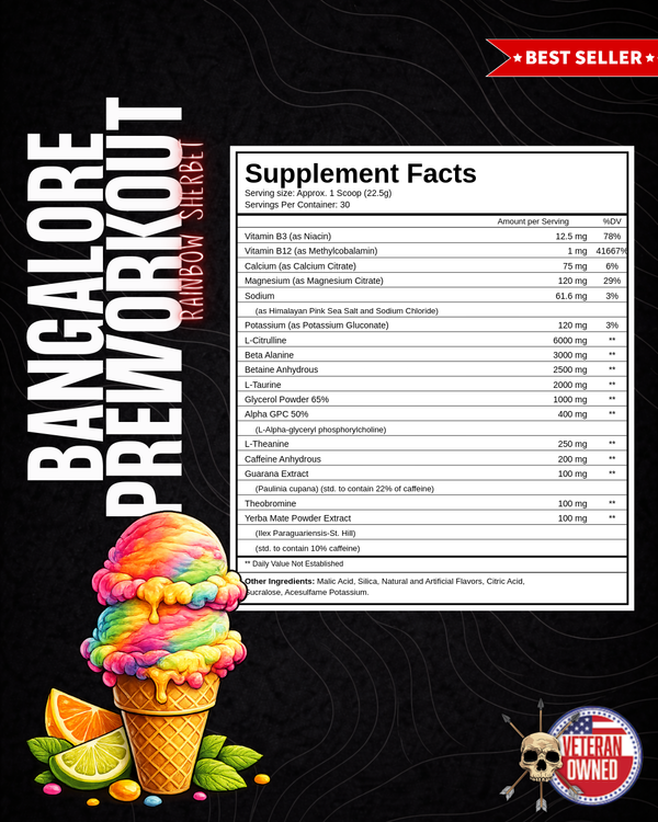 BANGALORE | PRE WORKOUT