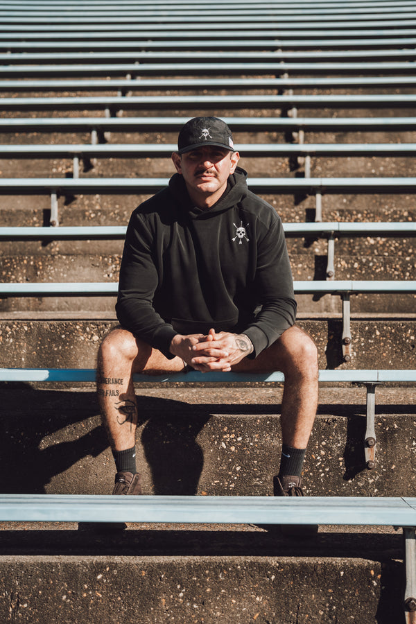 MEN'S | BASE LAYER HOODIE : BLACK