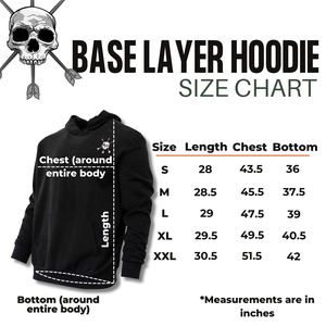 MEN'S | BASE LAYER HOODIE : BLACK