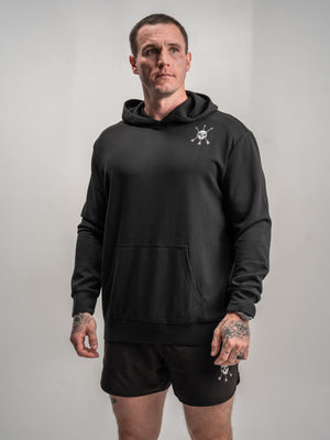 MEN'S | BASE LAYER HOODIE : BLACK