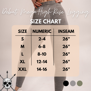 WOMEN'S | DEBUT MEGA-HIGH-RISE LEGGING : IVY