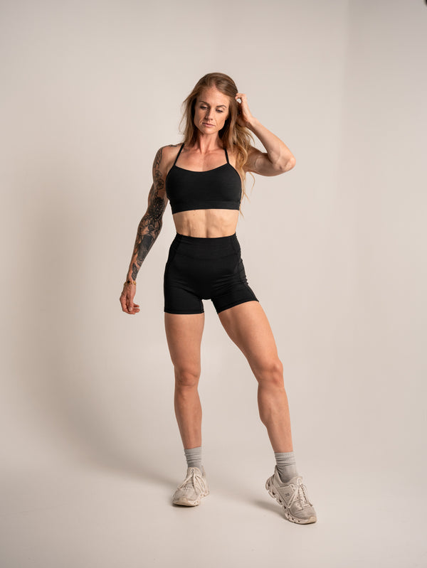 WOMEN'S | DEBUT 4-INCH SHORT : BLACK