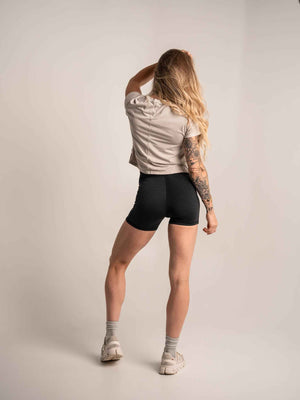 WOMEN'S | ENCORE CROP TEE : BONE